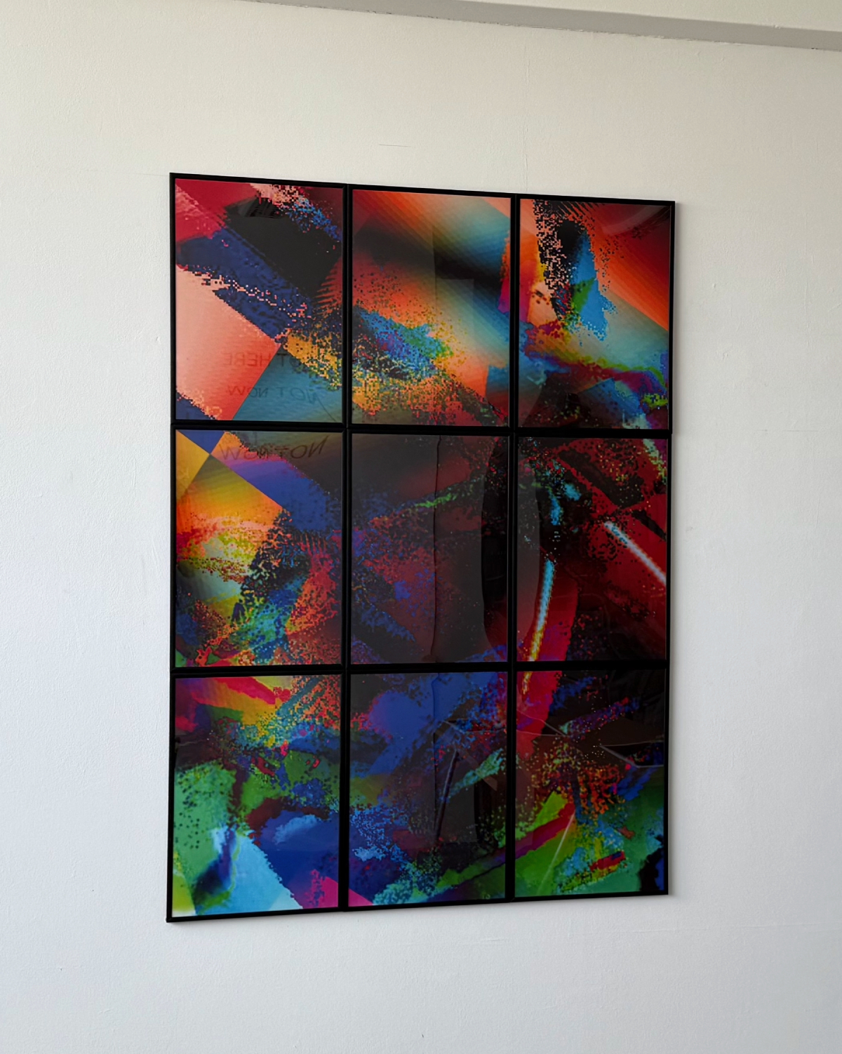 Philip Bradshaw, day 2816 slips and blends - nine part, 2025